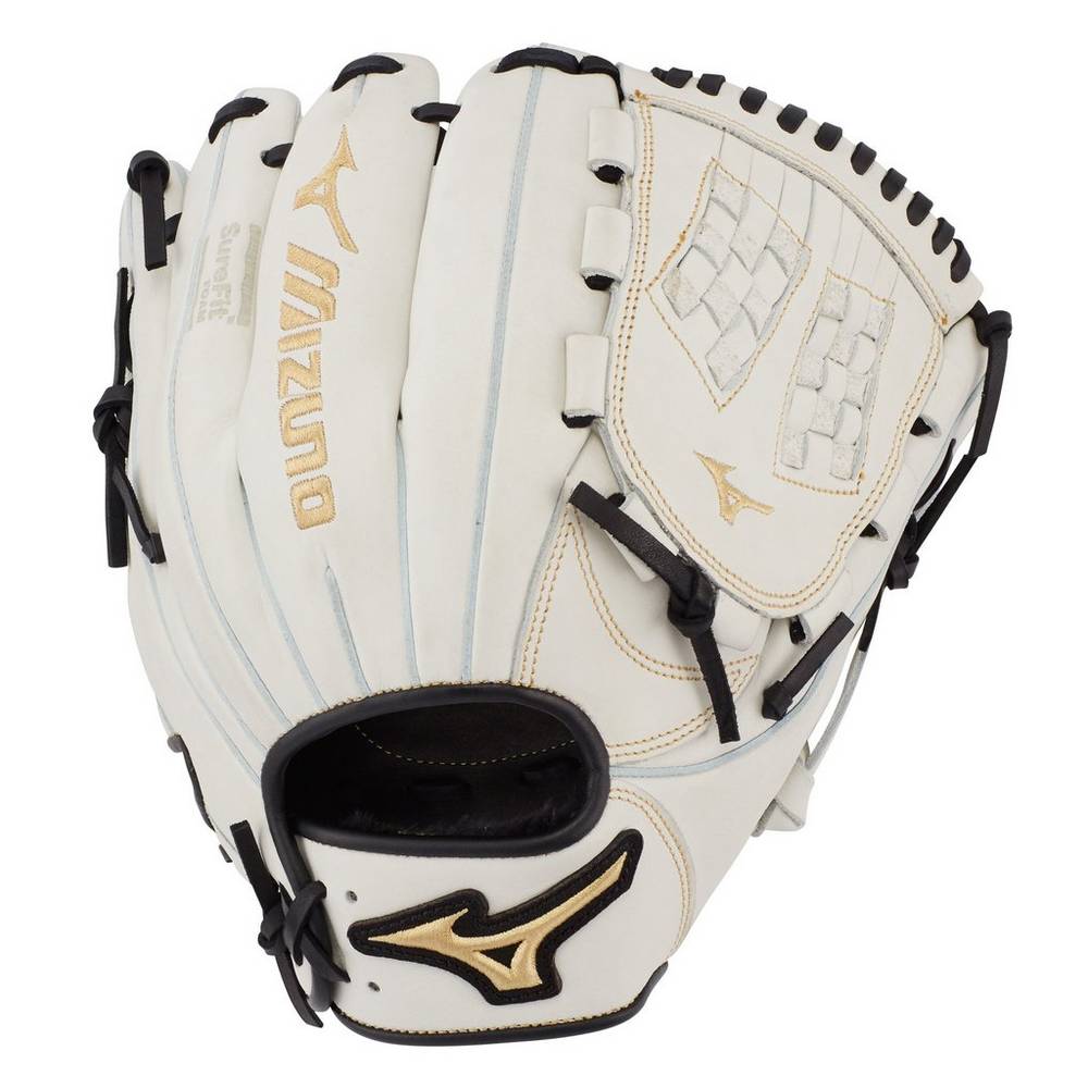 Mizuno Women's MVP Prime Fastpitch Softball Glove 11.5" White/Black (312786-OYS)